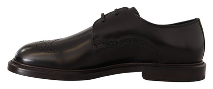  - Elegant Black Derby Dress Shoes