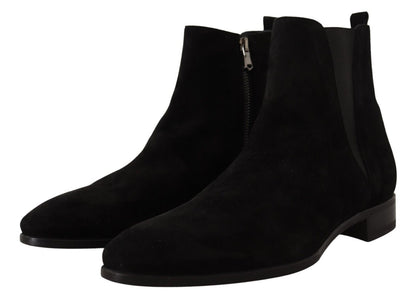  - Elegant Suede Leather Chelsea Boots