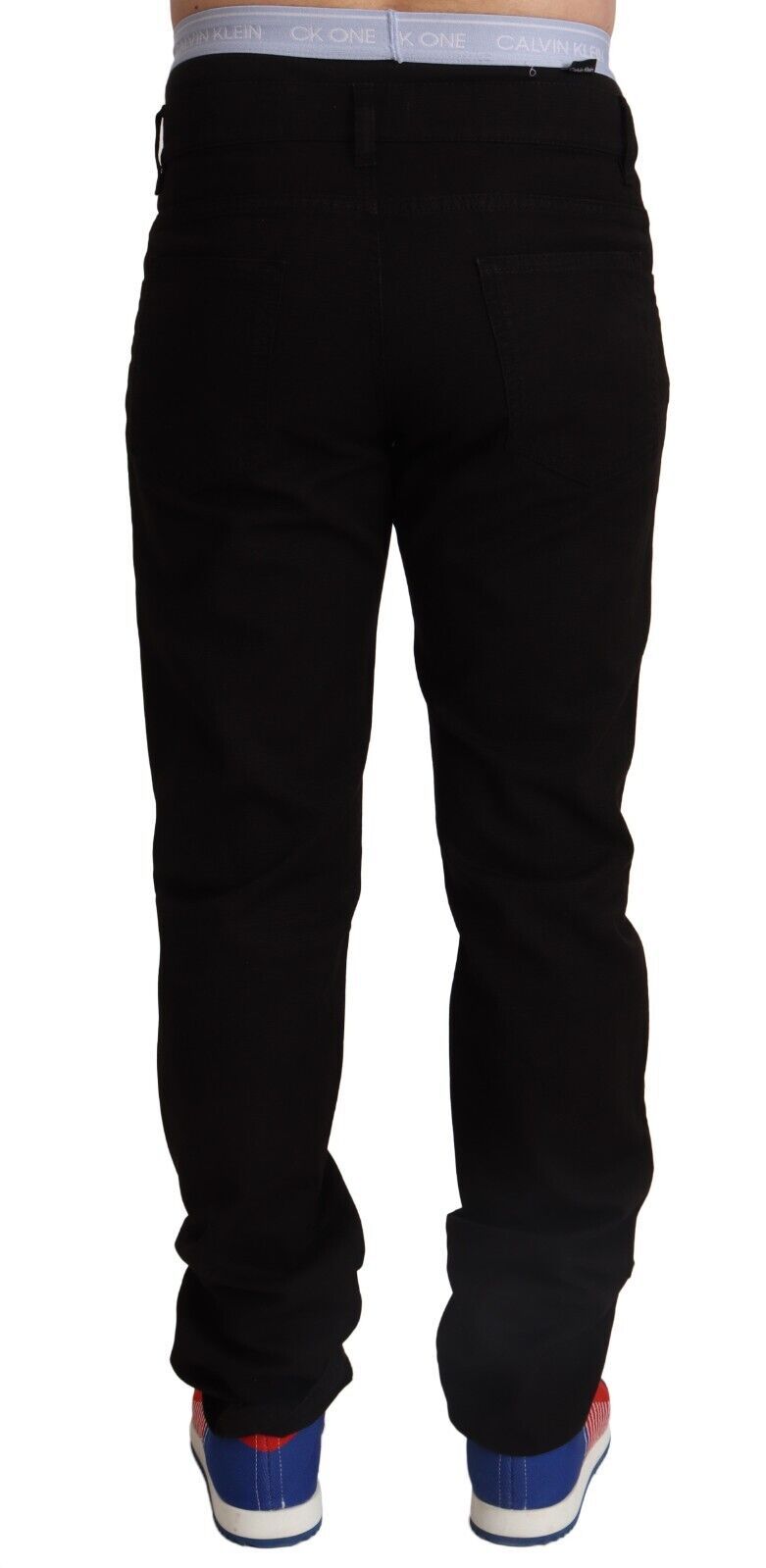  - Elegant Skinny Black Cotton Pants