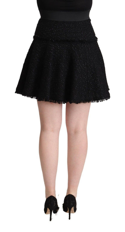  - Elegant Knitted A-Line Mini Skirt