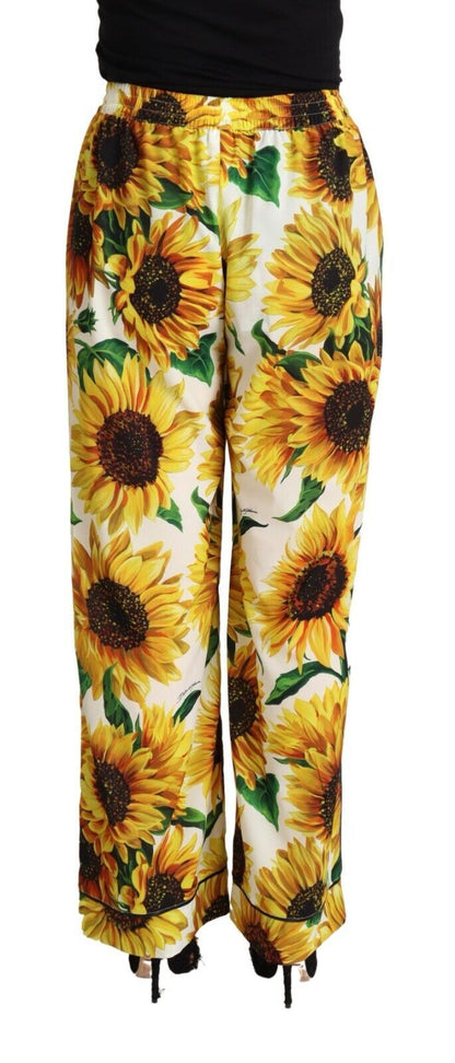  - Elegant Sunflower Wide Leg Pants