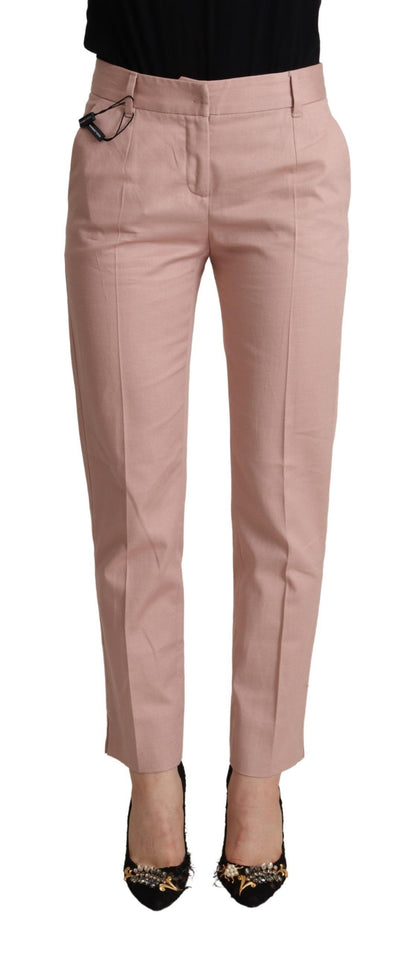  - Elegant Pink Tapered Pants for Sophisticated Style