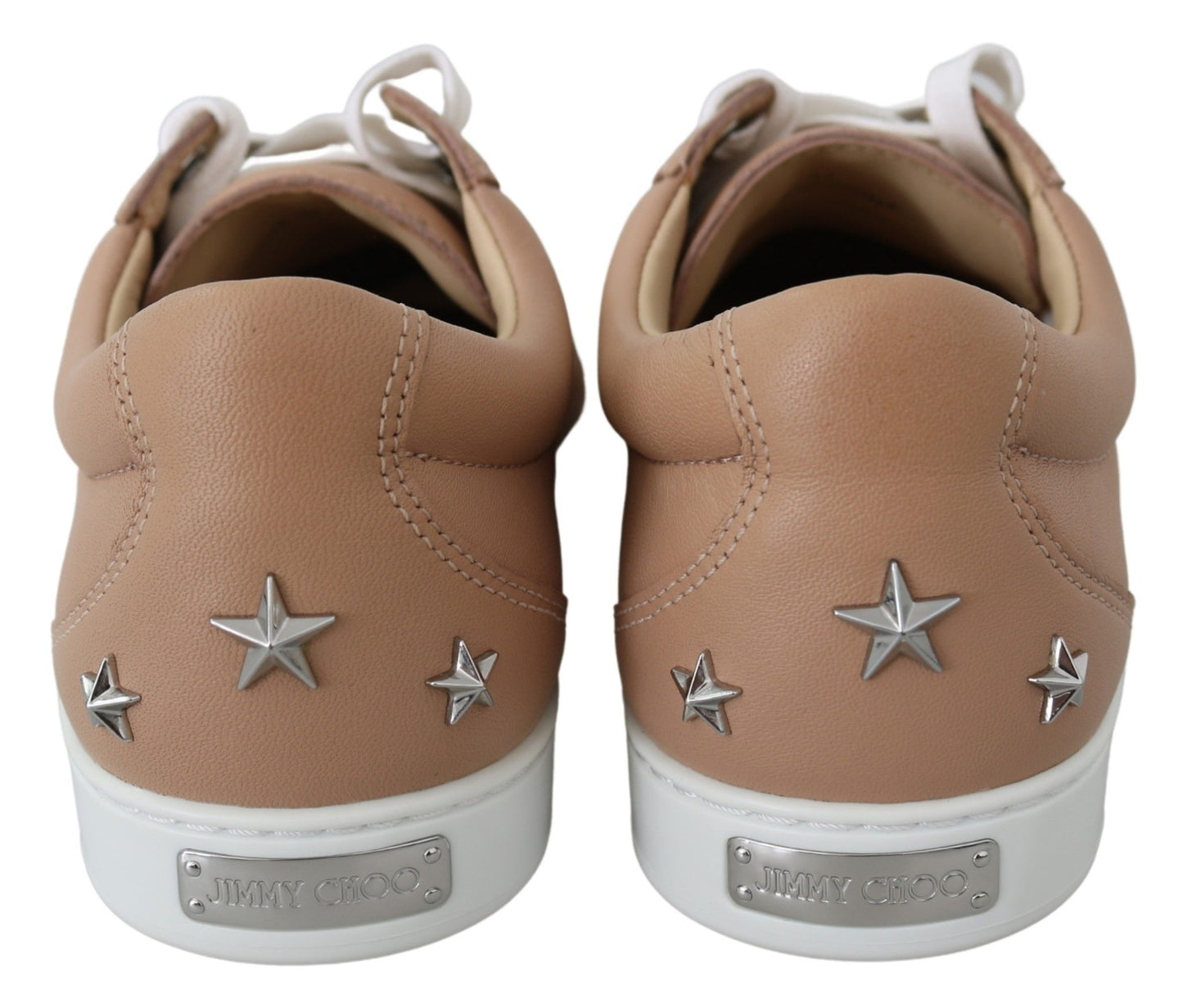  - Powder Pink Nappa Leather Sneakers