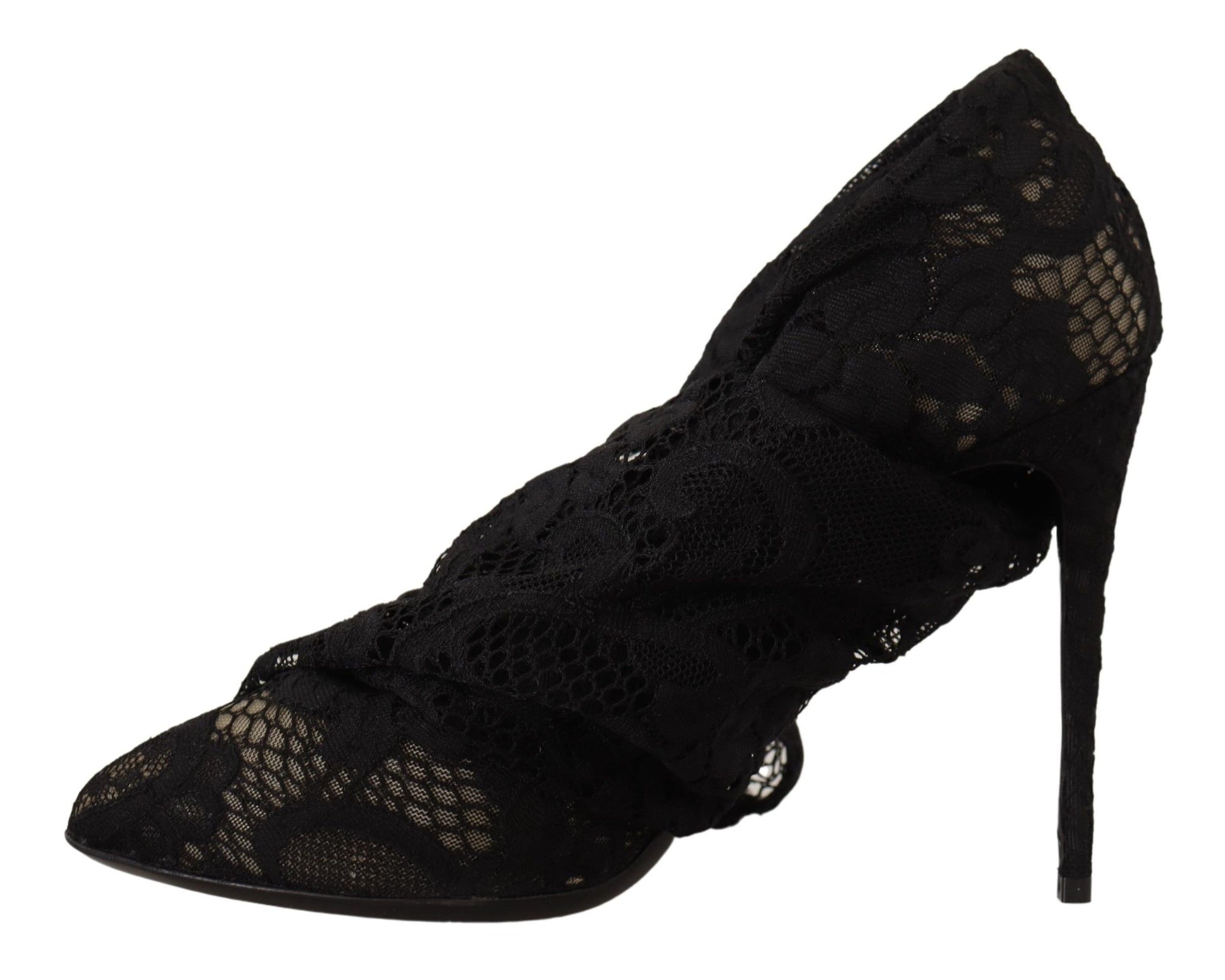 Dolce & Gabbana Stretch Sock Boots in Sleek Black