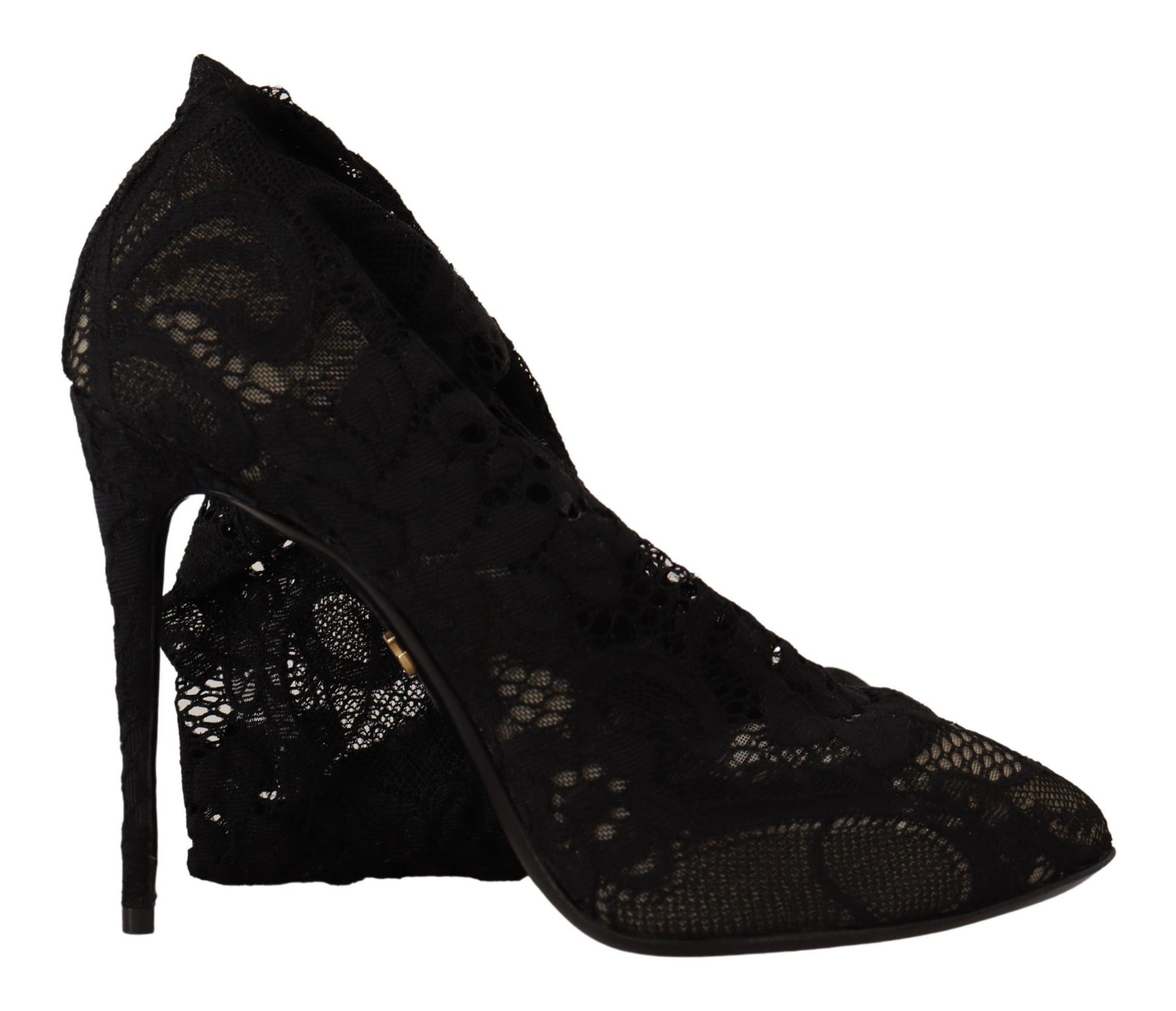 Dolce & Gabbana Stretch Sock Boots in Sleek Black