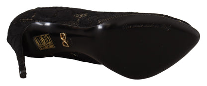 Dolce & Gabbana Stretch Sock Boots in Sleek Black