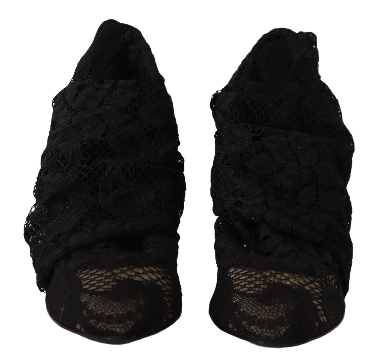 Dolce & Gabbana Stretch Sock Boots in Sleek Black