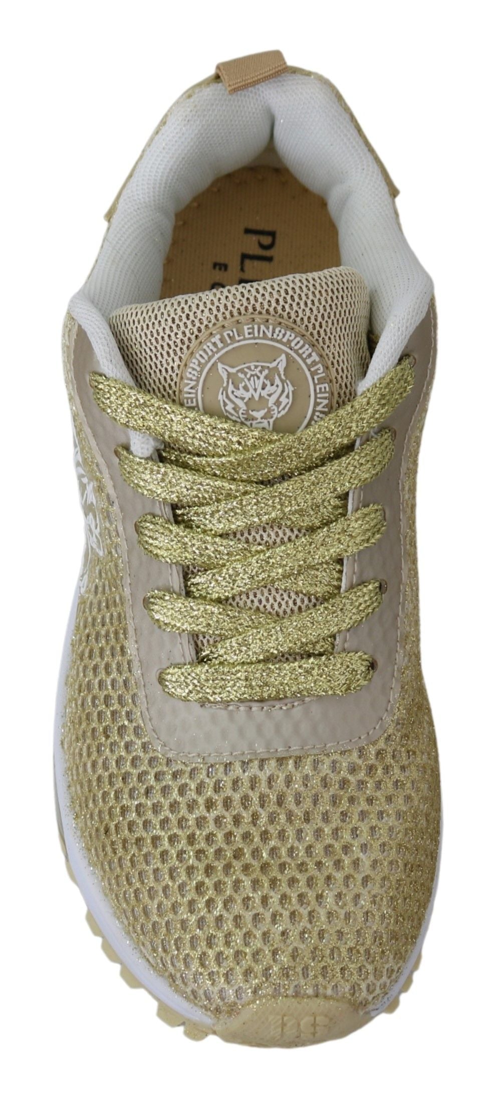  - Exquisite Gold Polyester Sport Sneakers