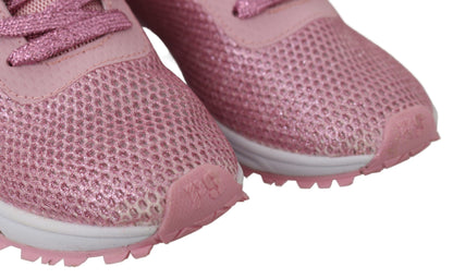  - Chic Powder Pink High-Craft Sneakers