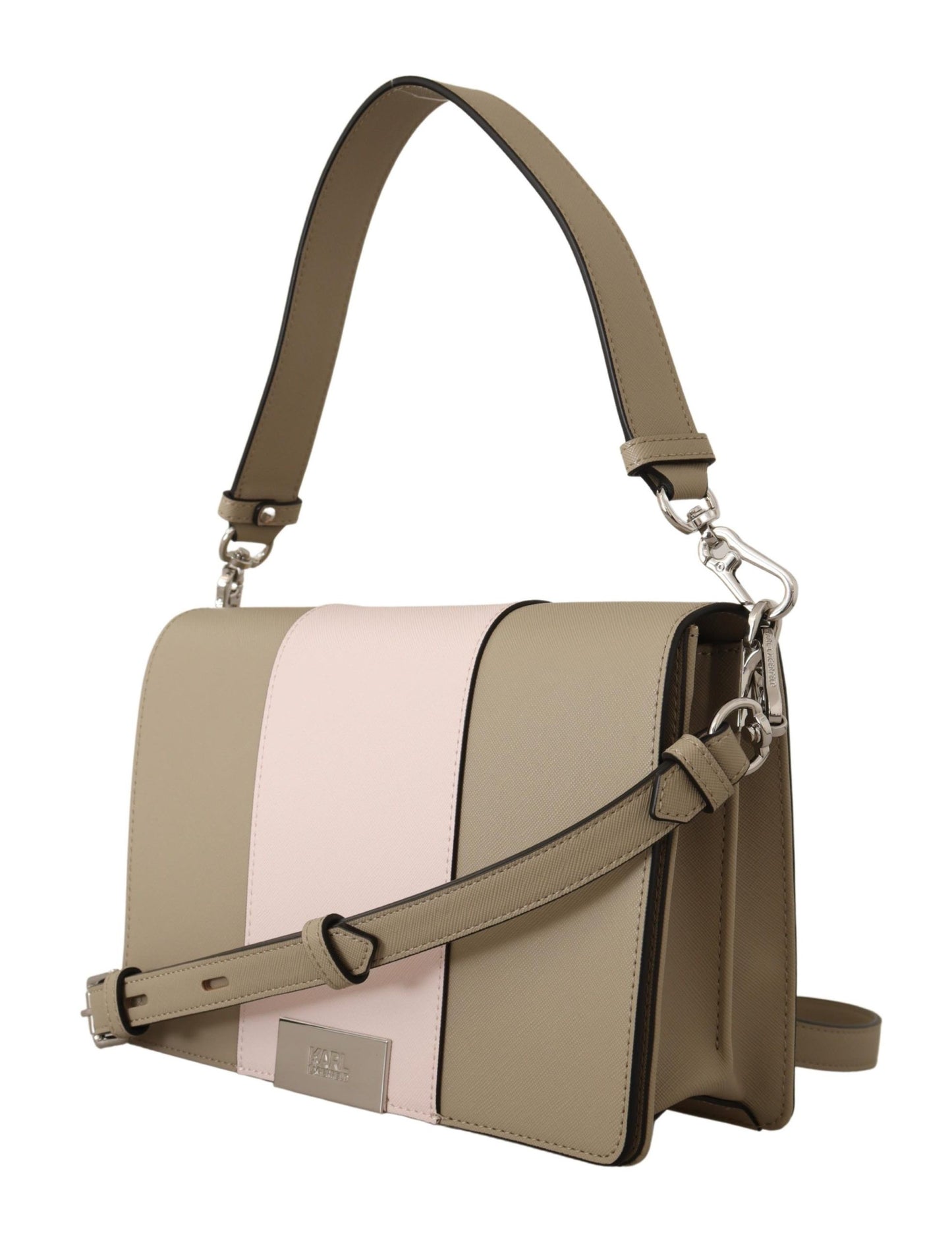  - Chic Sage Shoulder Bag with Dual Straps