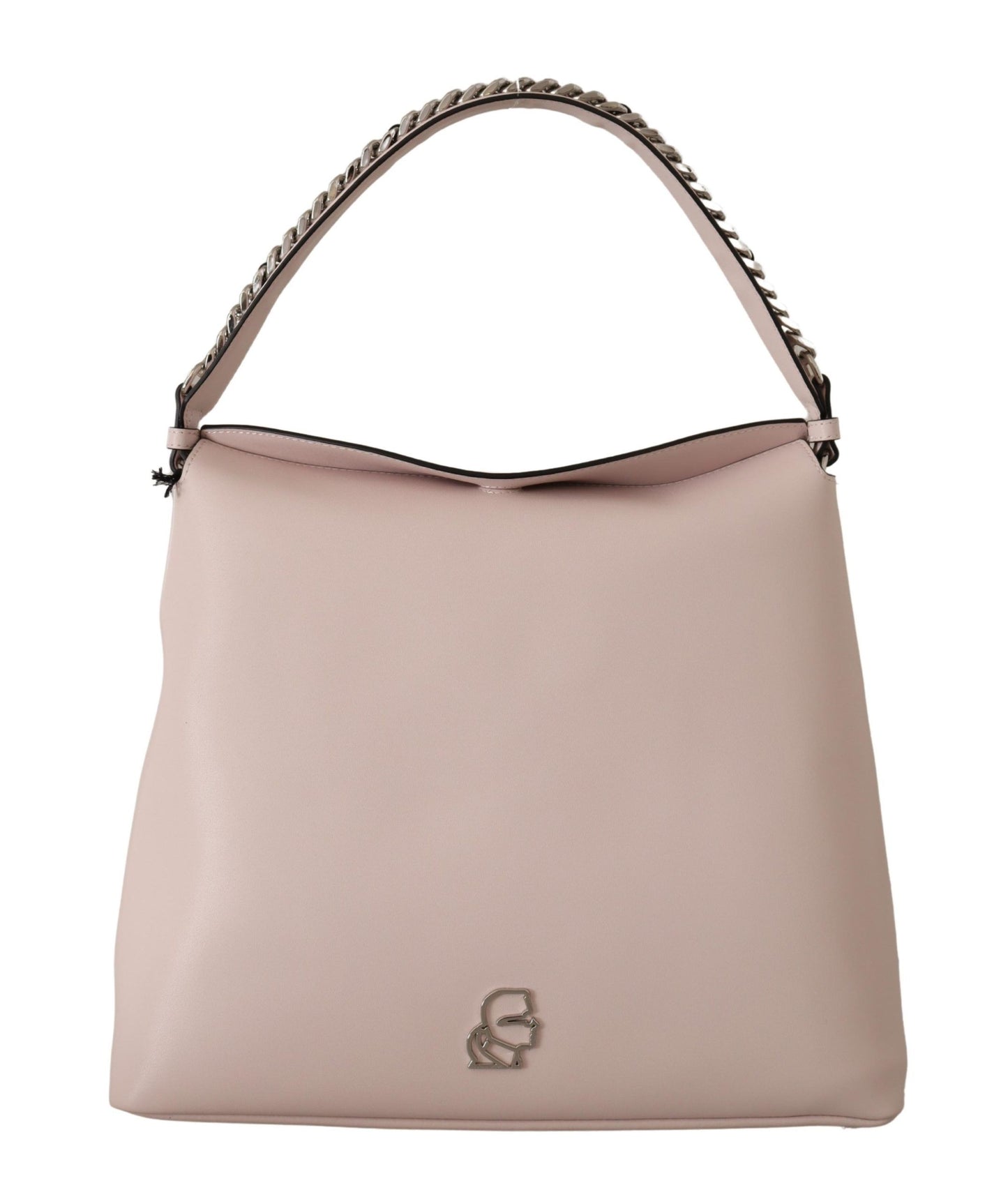  - Elegant Mauve Chalk Leather Shoulder Bag