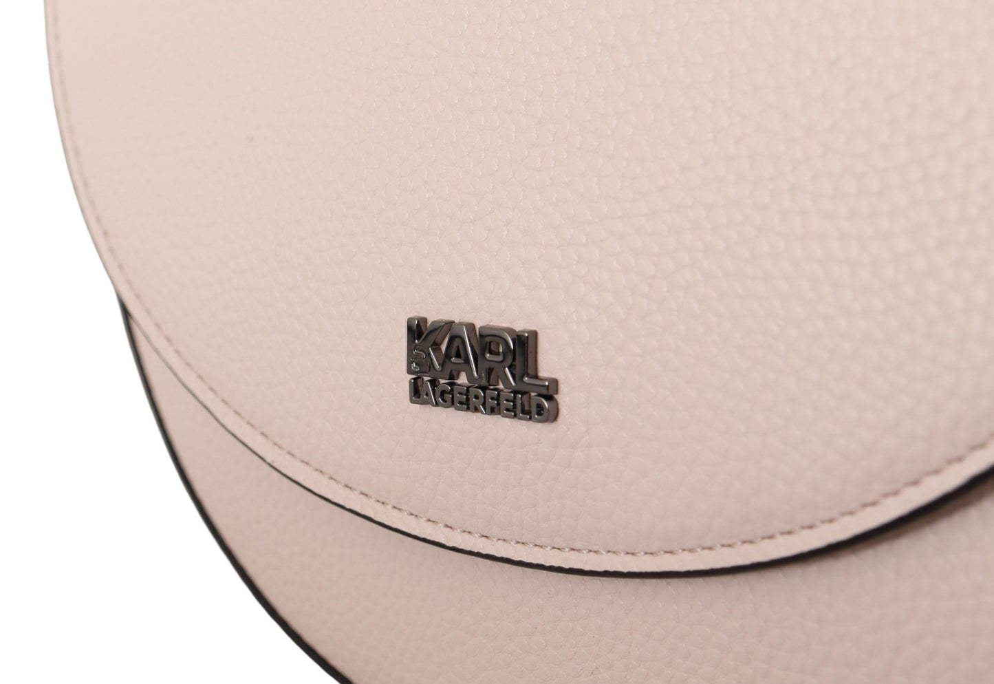  - Elegant Mauve Light Pink Leather Shoulder Bag