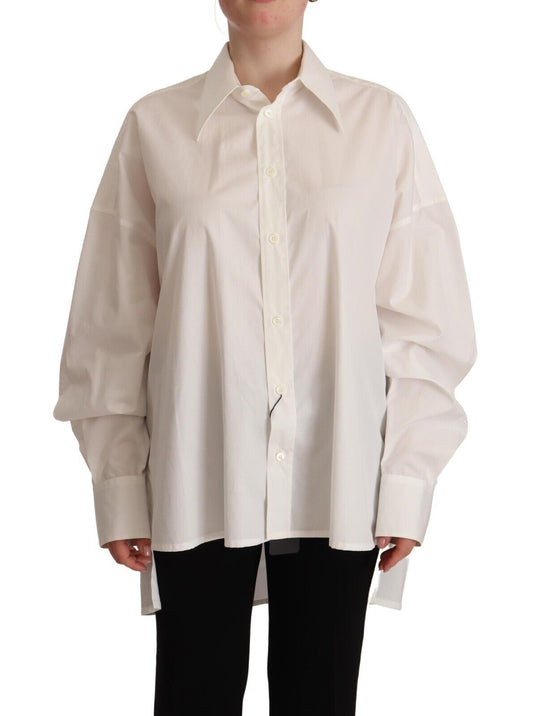  - Timeless White Polo Top - Elegance Meets Comfort