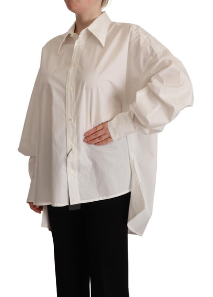  - Timeless White Polo Top - Elegance Meets Comfort