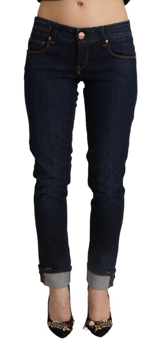  - Slim Fit Dark Blue Denim Elegance