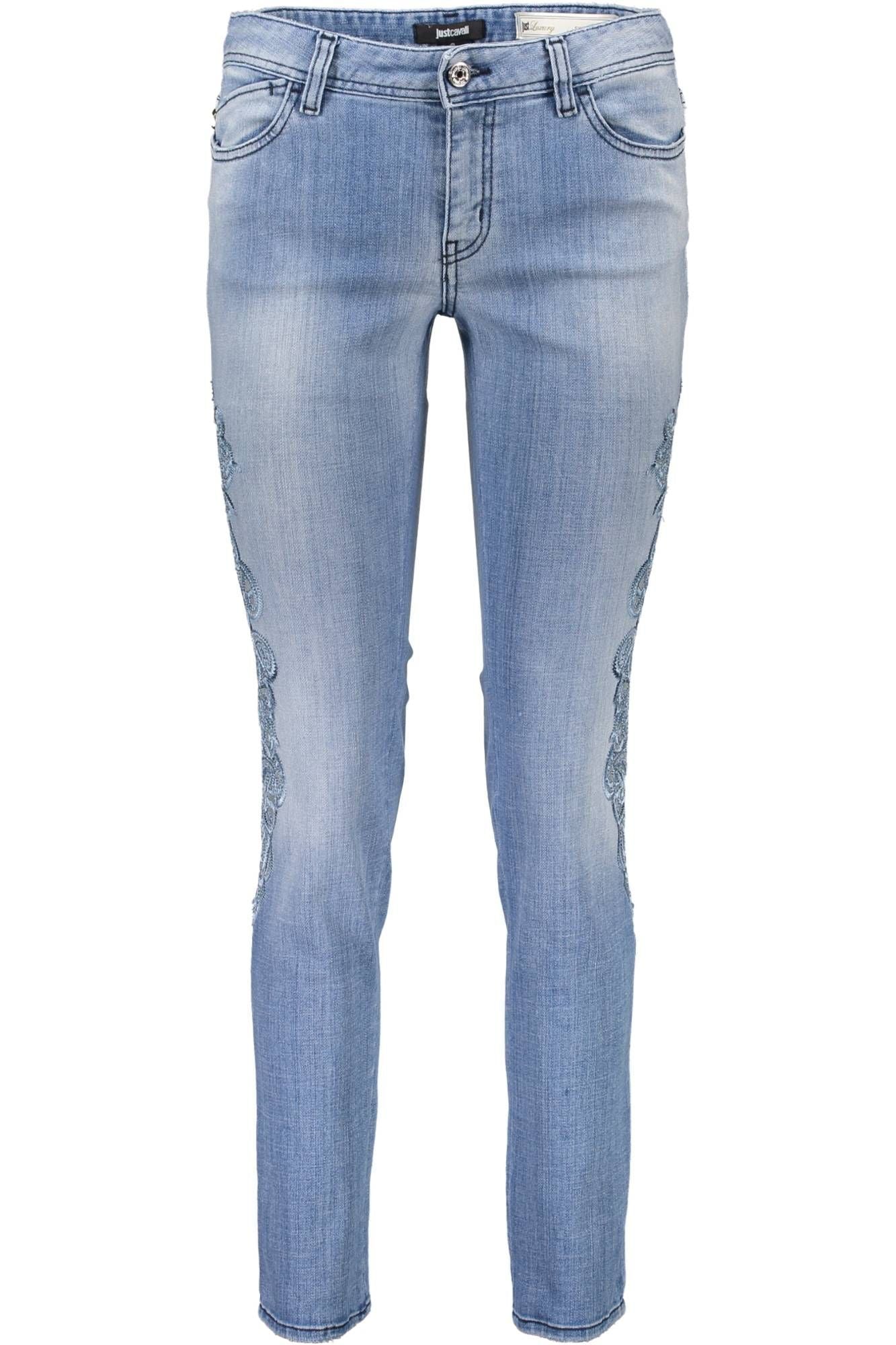  - Light Blue Cotton Women Jeans