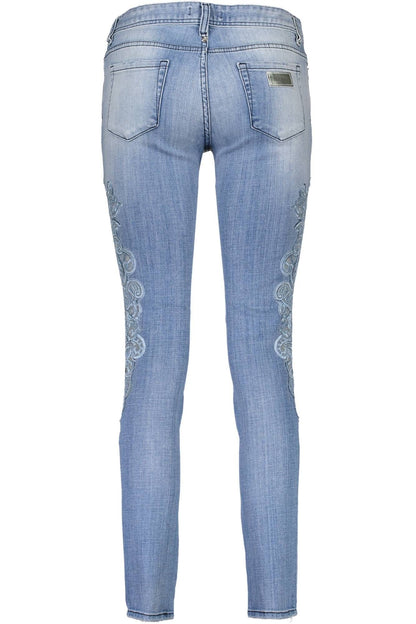  - Light Blue Cotton Women Jeans