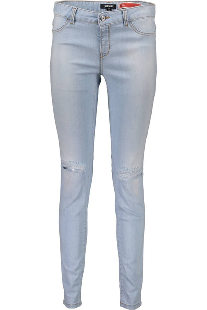  - Light Blue Cotton Women Jeans