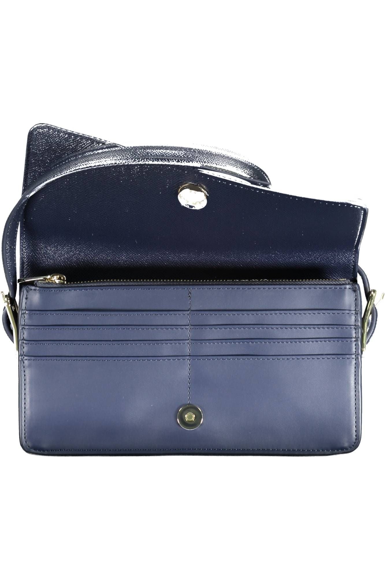 Blue Polyethylene Women Handbag - The Luxe Alliance