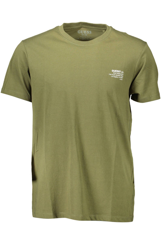 Green Cotton Men T-Shirt - The Luxe Alliance