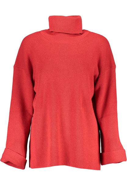  - Elegant High Collar Wool Blend Sweater