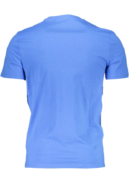  - Blue Cotton Men T-Shirt