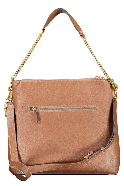  - Brown Polyethylene Women Handbag