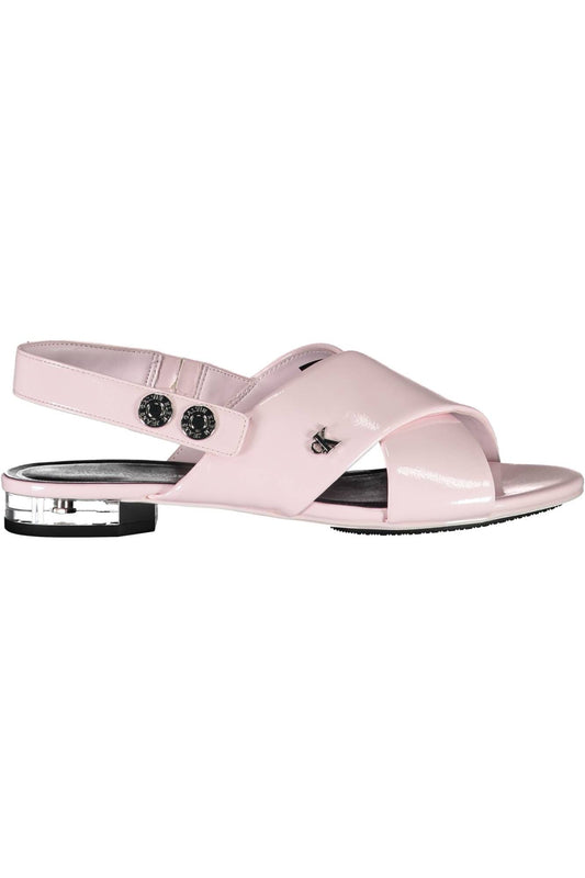 Pink Polyethylene Women Sandal - The Luxe Alliance