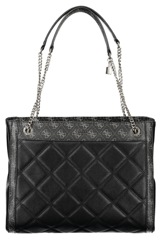  - Black Polyethylene Women Handbag