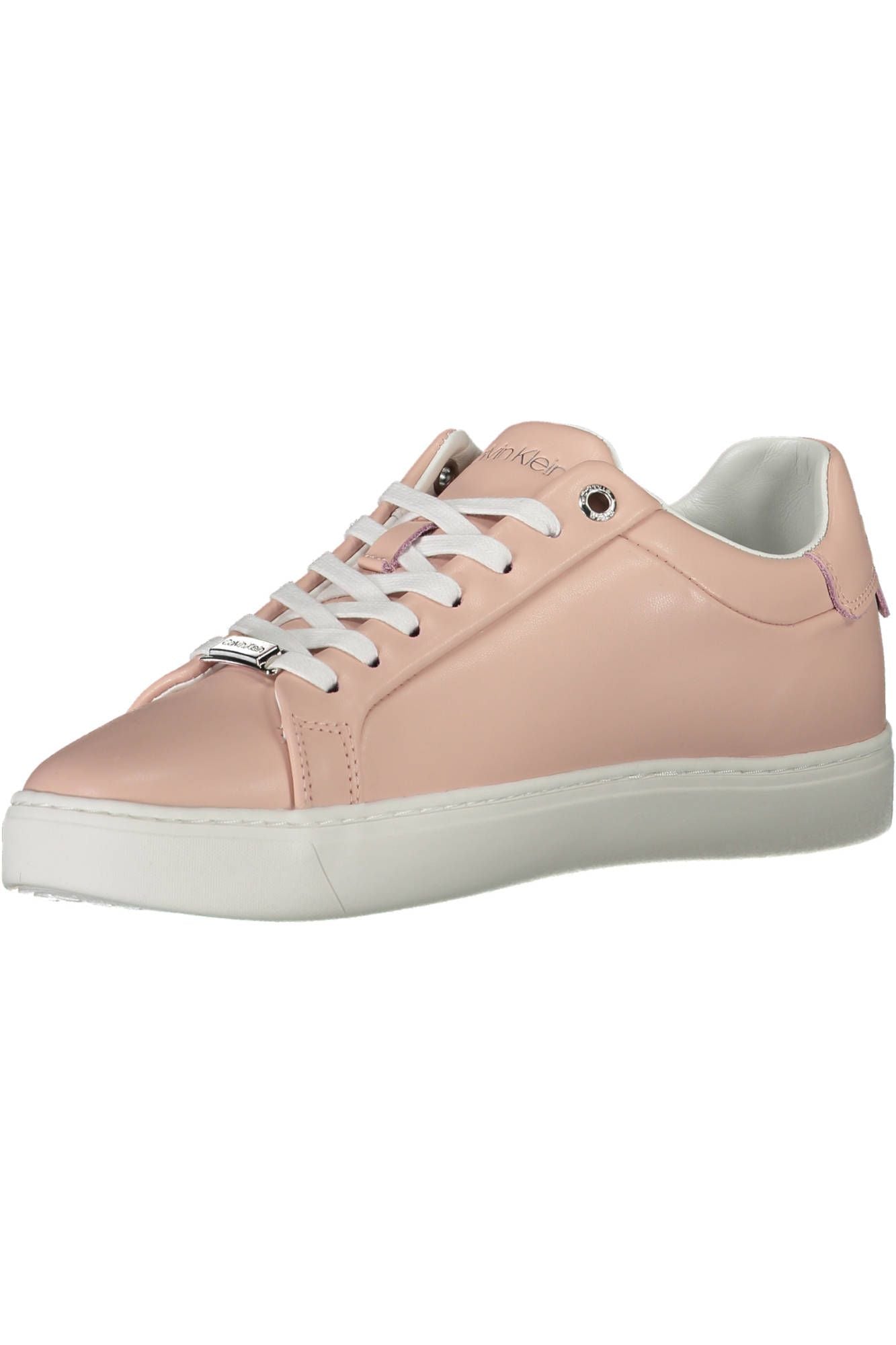 Pink Leather Women Sneaker