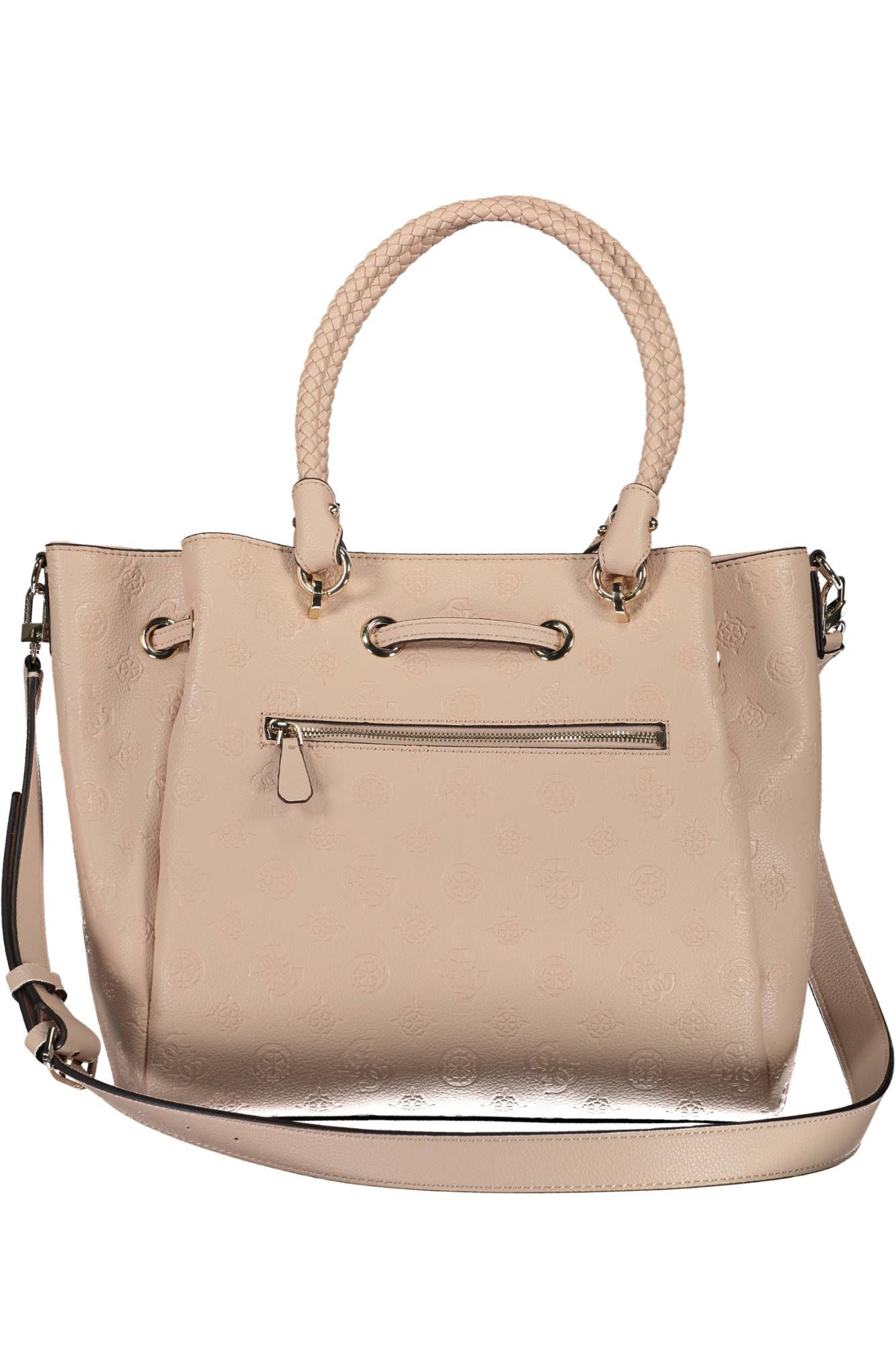  - Pink Polyethylene Women Handbag