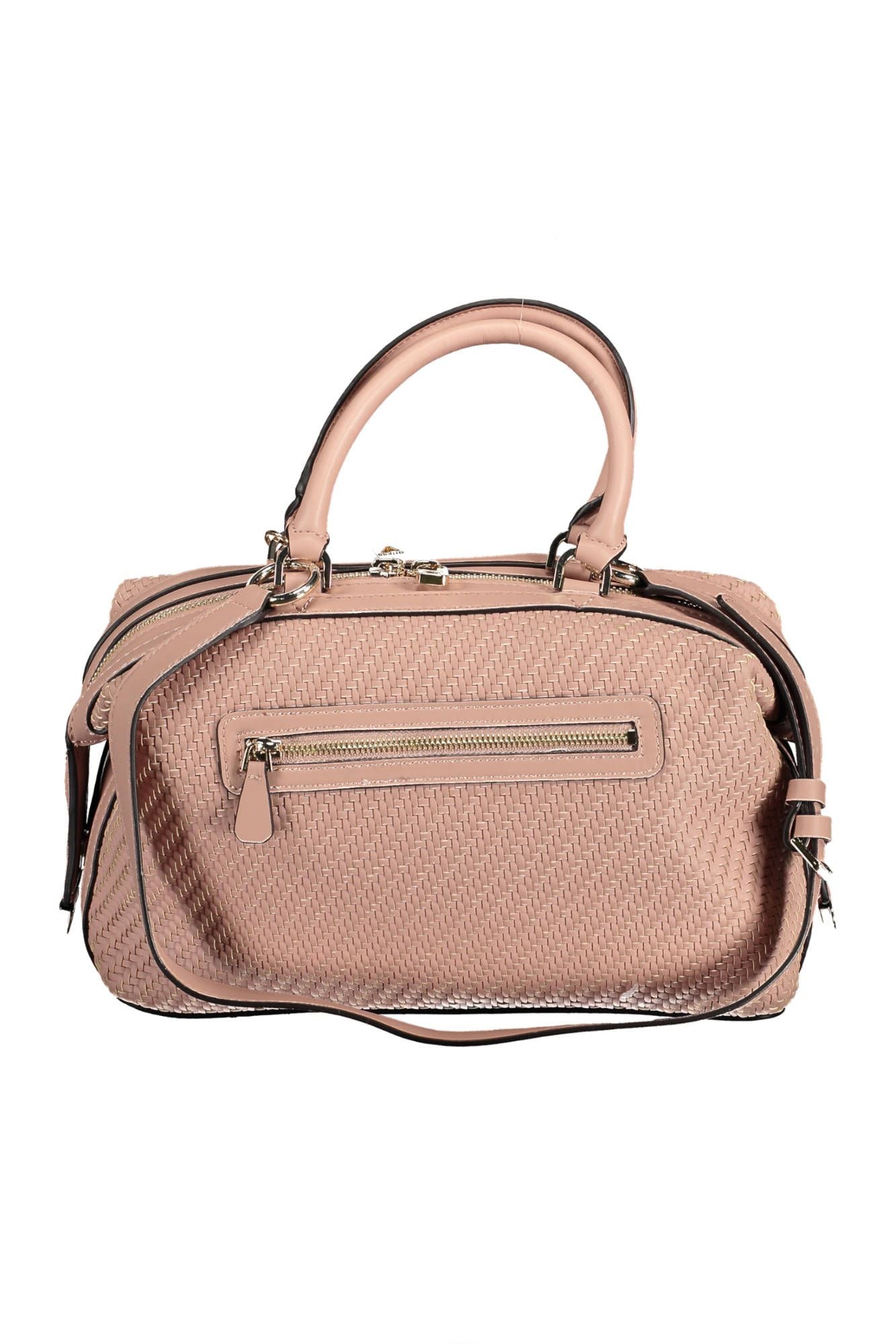  - Pink Polyethylene Women Handbag