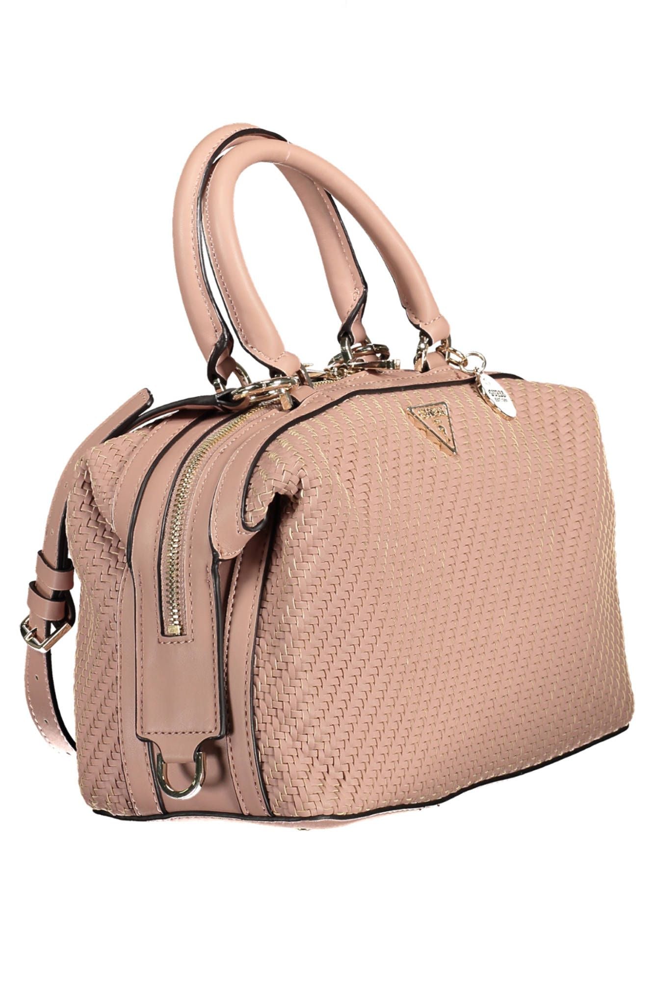  - Pink Polyethylene Women Handbag