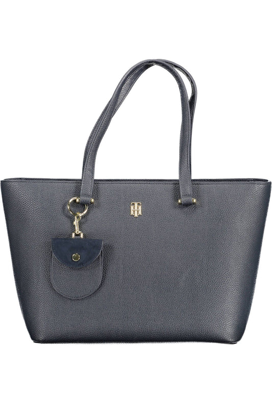 Blue Polyethylene Women Handbag - The Luxe Alliance