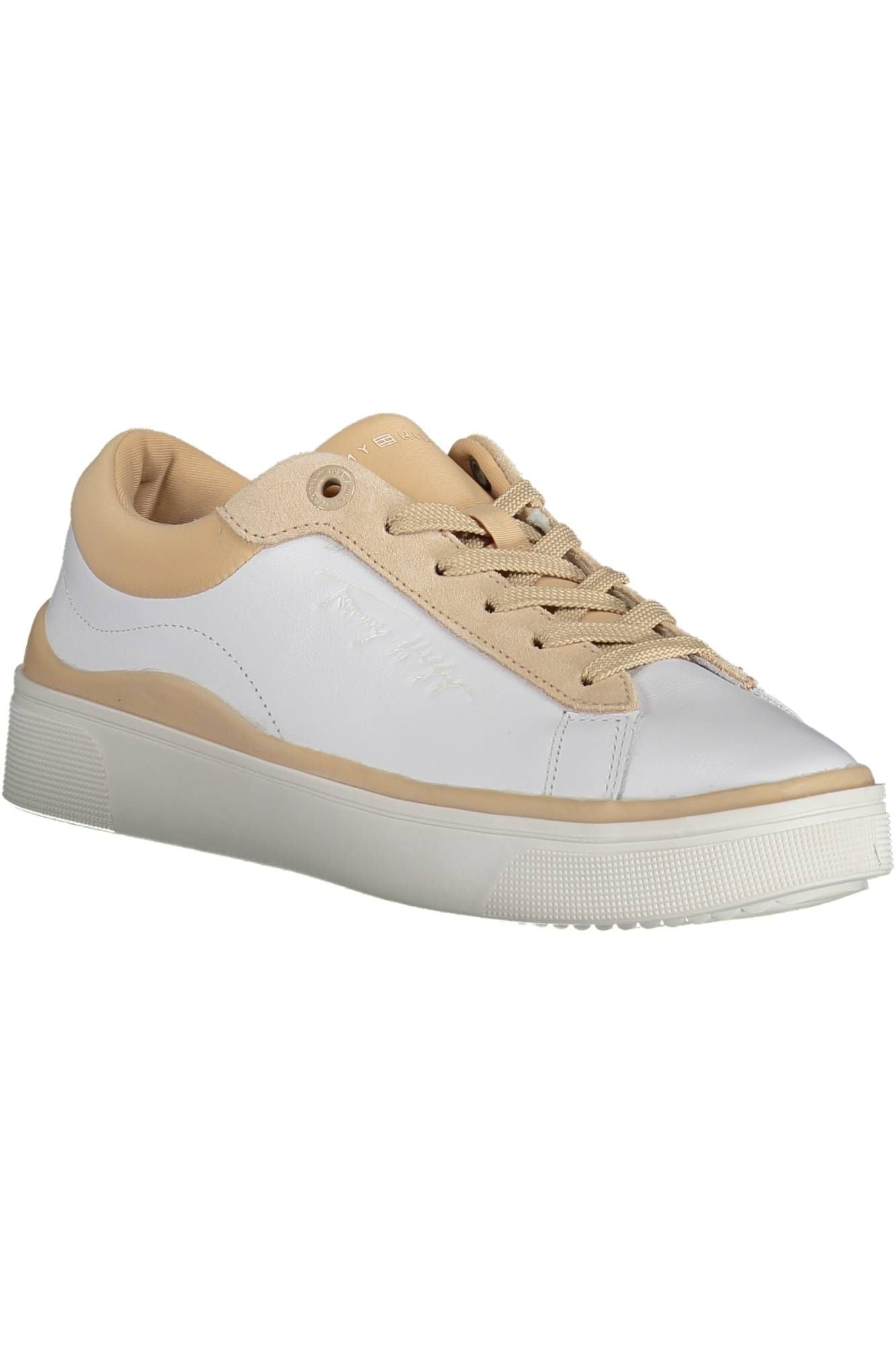 White Leather Women Sneaker - The Luxe Alliance