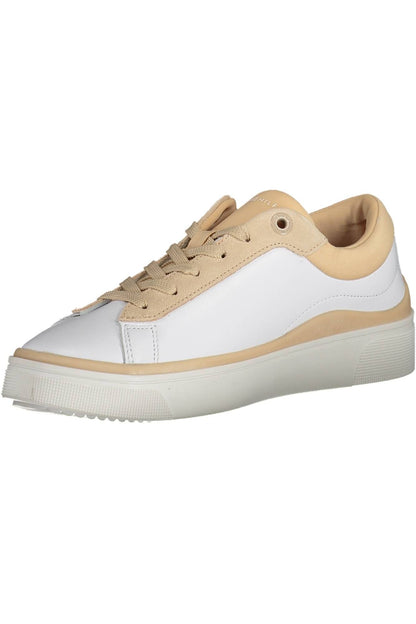 White Leather Women Sneaker - The Luxe Alliance