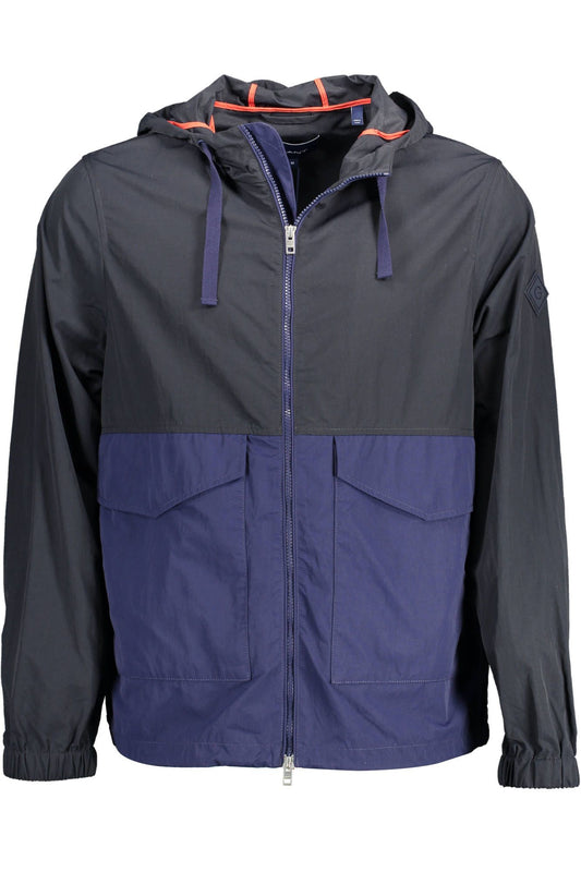  - Blue Polyamide Men Jacket