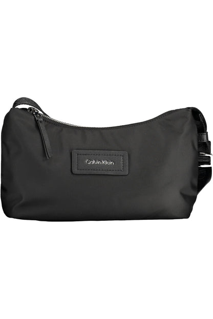  - Black Polyester Women Handbag