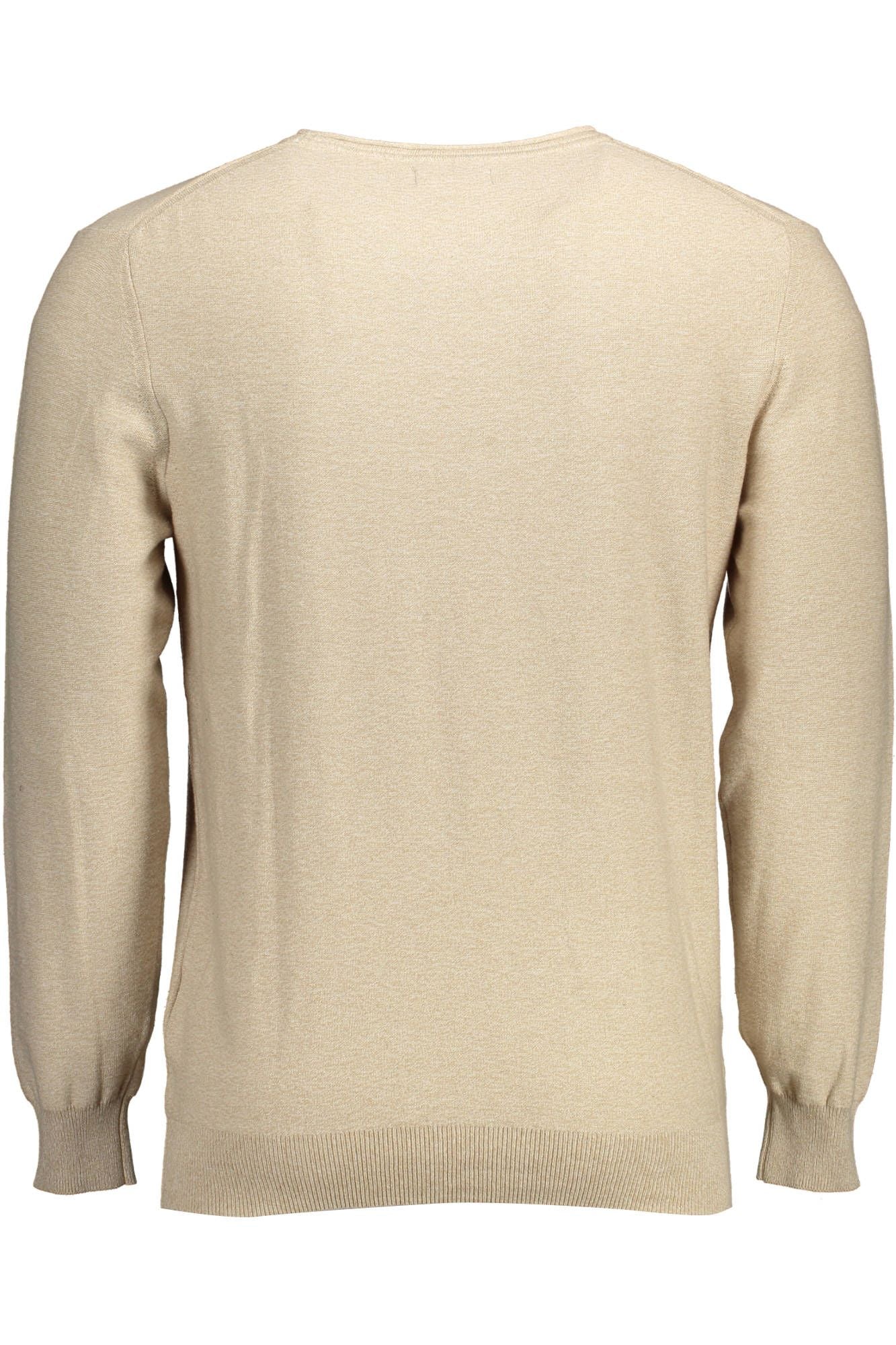  - Beige Cotton Men Sweater