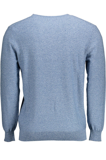  - Light Blue Cotton Men Sweater