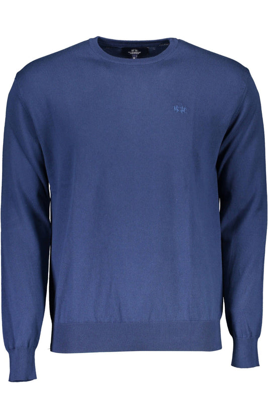  - Blue Cotton Men Sweater