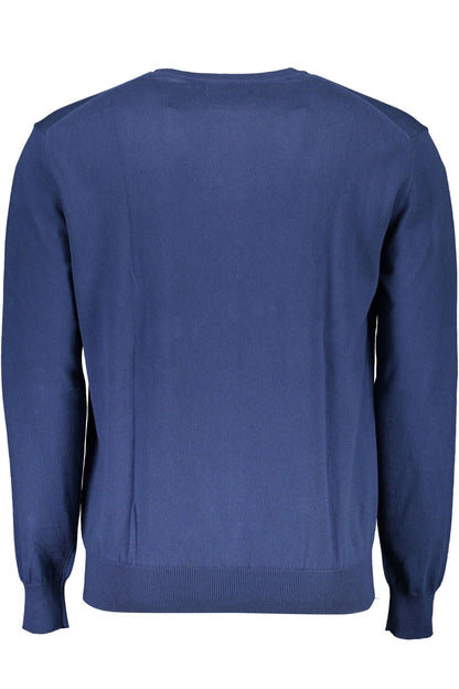  - Blue Cotton Men Sweater