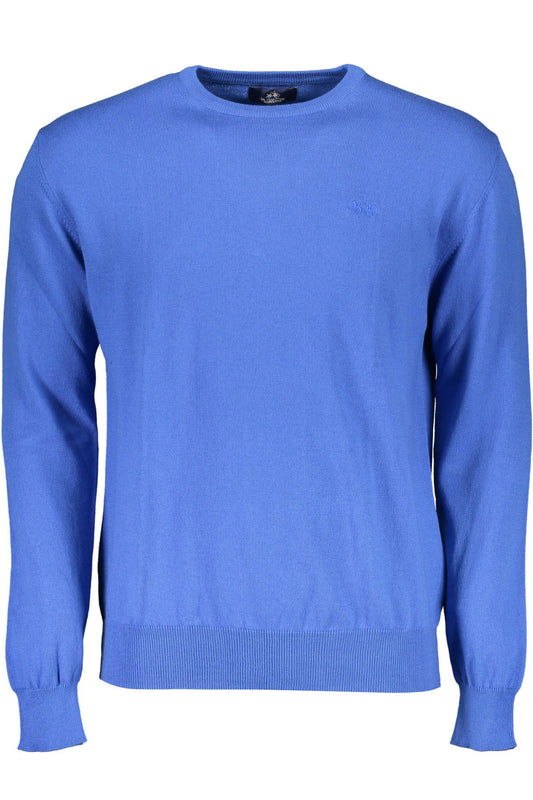  - Blue Cotton Men Sweater