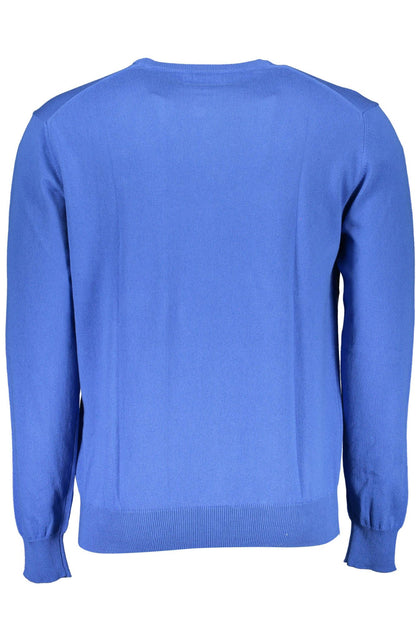  - Blue Cotton Men Sweater