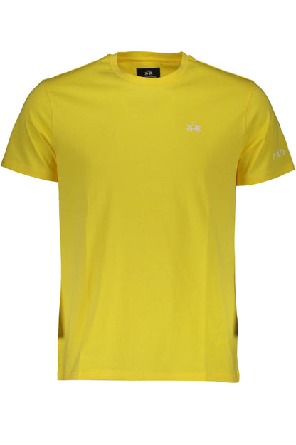  - Yellow Cotton Men T-Shirt