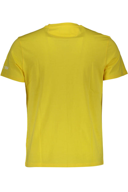  - Yellow Cotton Men T-Shirt