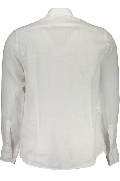  - White Linen Men Shirt