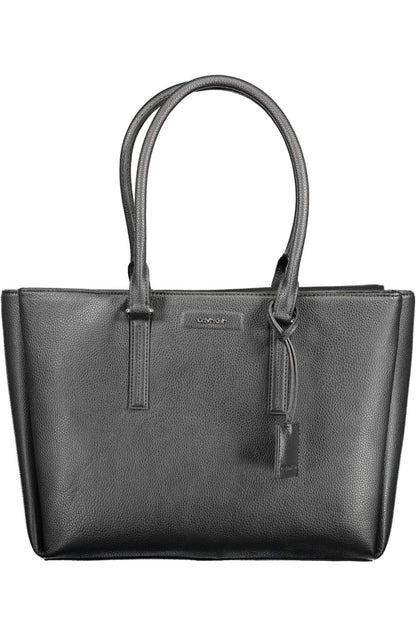 Black Polyethylene Women Handbag - The Luxe Alliance