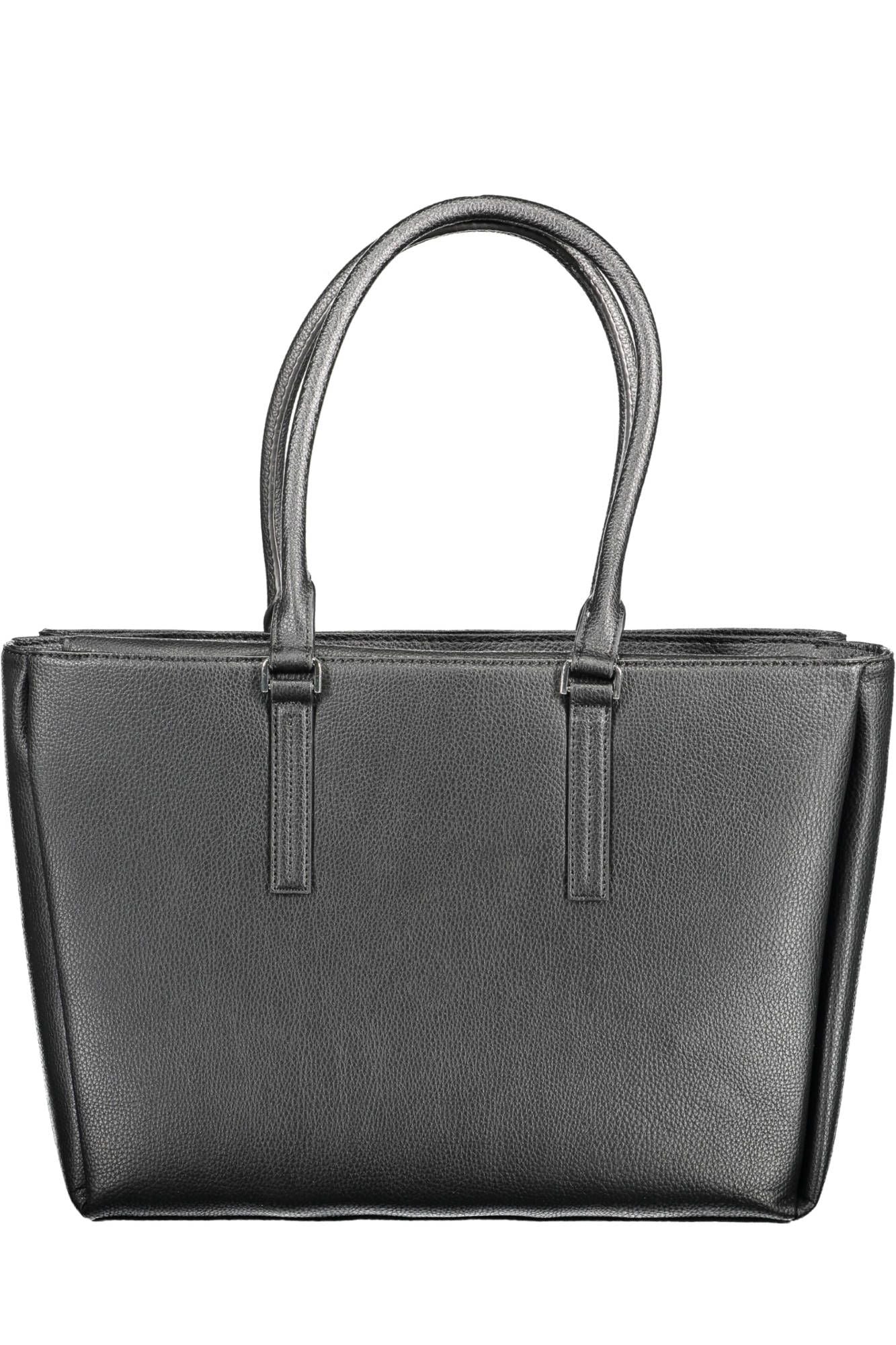 Black Polyethylene Women Handbag - The Luxe Alliance