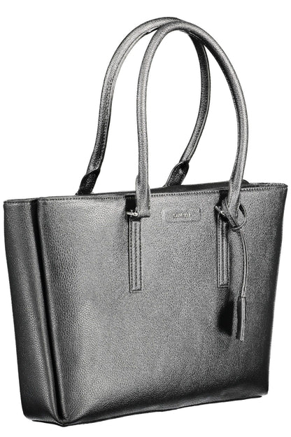 Black Polyethylene Women Handbag - The Luxe Alliance